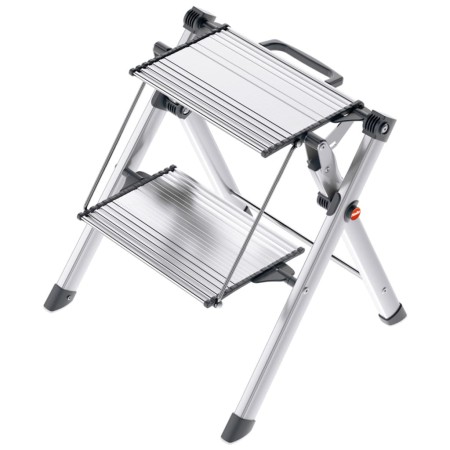 Hailo 2-Step Mini Comfort 45 cm Aluminum Ladder 4310-100 by Hailo, Stair stools - Ref: Foro24-416251, Price: 98,51 €, Discoun...