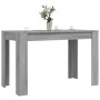 Mesa de comedor madera de ingeniería Sonoma gris 120x60x76 cm de vidaXL, Mesas de cocina y de comedor - Ref: Foro24-838190, P...