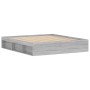 Estructura de cama gris Sonoma 180x200 cm de vidaXL, Camas y somieres - Ref: Foro24-3203885, Precio: 212,68 €, Descuento: %