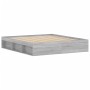 Estructura de cama gris Sonoma 180x200 cm de vidaXL, Camas y somieres - Ref: Foro24-3203885, Precio: 212,68 €, Descuento: %