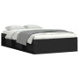 Black bed frame 120x200 cm by vidaXL, Beds and slatted bases - Ref: Foro24-3203853, Price: 185,78 €, Discount: %