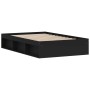 Estructura de cama negra 120x200 cm de vidaXL, Camas y somieres - Ref: Foro24-3203853, Precio: 185,78 €, Descuento: %