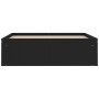 Estructura de cama negra 120x200 cm de vidaXL, Camas y somieres - Ref: Foro24-3203853, Precio: 185,78 €, Descuento: %