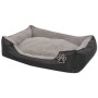 Cama para perro con cojín acolchado Talla L negra de vidaXL, Camas para perros - Ref: Foro24-170421, Precio: 34,44 €, Descuen...