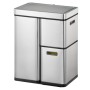 EKO Mirage Plus Sensor Bin 1x30 L + 2x15 L Matte Silver by EKO, Waste containers - Ref: Foro24-440049, Price: 279,80 €, Disco...