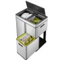 EKO Mirage Plus Sensor Bin 1x30 L + 2x15 L Matte Silver by EKO, Waste containers - Ref: Foro24-440049, Price: 279,80 €, Disco...