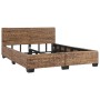 Estructura de cama de ratán natural 160x200 cm de vidaXL, Camas y somieres - Ref: Foro24-283095, Precio: 349,33 €, Descuento: %