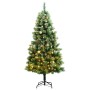 Artificial Christmas tree with hinges 300 LED and balls 240 cm by vidaXL, Christmas trees - Ref: Foro24-3210362, Price: 227,3...