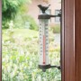 Esschert Design Brown Cast Iron Wall Thermometer by Esschert Design, Forecasts and weather stations - Ref: Foro24-421266, Pri...