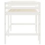 Children's loft bed ladder solid white pine wood 90x200 cm by vidaXL, Beds and slatted bases - Ref: Foro24-835899, Price: 157...