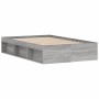 Estructura de cama gris Sonoma 120x190 cm de vidaXL, Camas y somieres - Ref: Foro24-3203899, Precio: 164,85 €, Descuento: %