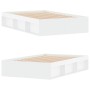 Estructura de cama blanca 120x200 cm de vidaXL, Camas y somieres - Ref: Foro24-3203852, Precio: 150,62 €, Descuento: %