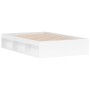 Estructura de cama blanca 120x200 cm de vidaXL, Camas y somieres - Ref: Foro24-3203852, Precio: 150,62 €, Descuento: %