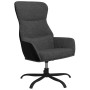 Sillón de relax con reposapiés de tela gris oscuro de vidaXL, Sillones - Ref: Foro24-3097466, Precio: 121,01 €, Descuento: %