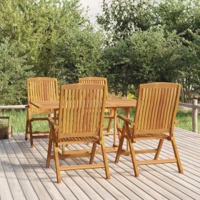 5-teiliges Garten-Essset aus massivem Teakholz von vidaXL, Gartensets - Ref: Foro24-3154917, Preis: 718,11 €, Rabatt: %