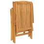 5-teiliges Garten-Essset aus massivem Teakholz von vidaXL, Gartensets - Ref: Foro24-3154917, Preis: 718,11 €, Rabatt: %