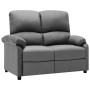 2 seater reclining sofa light gray fabric by vidaXL, Armchairs - Ref: Foro24-324089, Price: 233,99 €, Discount: %