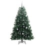 Artificial Christmas tree with hinges 300 LED and balls 180 cm by vidaXL, Christmas trees - Ref: Foro24-3210437, Price: 130,1...