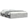 Estructura de cama gris hormigón 140x190 cm de vidaXL, Camas y somieres - Ref: Foro24-3203904, Precio: 183,16 €, Descuento: %