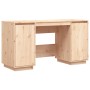 Solid pine wood desk 140x50x75 cm by vidaXL, Desks - Ref: Foro24-840147, Price: 140,71 €, Discount: %