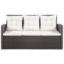 Set aus 5-teiligen Gartensofas und Kissen, synthetisches Rattanbraun von vidaXL, Gartensets - Ref: Foro24-43973, Preis: 714,4...