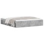 Estructura de cama gris hormigón 180x200 cm de vidaXL, Camas y somieres - Ref: Foro24-3203883, Precio: 204,15 €, Descuento: %