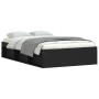 Black bed frame 120x190 cm by vidaXL, Beds and slatted bases - Ref: Foro24-3203895, Price: 164,99 €, Discount: %