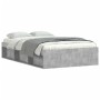 Concrete gray bed frame 120x190 cm by vidaXL, Beds and slatted bases - Ref: Foro24-3203897, Price: 180,34 €, Discount: %