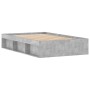 Concrete gray bed frame 120x190 cm by vidaXL, Beds and slatted bases - Ref: Foro24-3203897, Price: 180,34 €, Discount: %