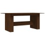 Mesa de comedor madera de ingeniería marrón roble 180x90x76 cm de vidaXL, Mesas de cocina y de comedor - Ref: Foro24-838194, ...