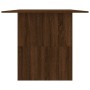 Mesa de comedor madera de ingeniería marrón roble 180x90x76 cm de vidaXL, Mesas de cocina y de comedor - Ref: Foro24-838194, ...