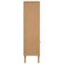 Estantería SENJA aspecto ratán madera pino marrón 90x35x130 cm de vidaXL, Librerías y estanterías - Ref: Foro24-358061, Preci...