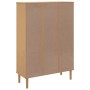 Estantería SENJA aspecto ratán madera pino marrón 90x35x130 cm de vidaXL, Librerías y estanterías - Ref: Foro24-358061, Preci...