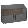 Fundas bancos jardín 2 uds 8 ojales polietileno 190x70x70/88 cm de vidaXL, Fundas para muebles de jardín - Ref: Foro24-315539...