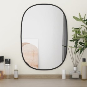 Black wall mirror 50x35 cm by vidaXL, Mirrors - Ref: Foro24-348223, Price: 33,99 €, Discount: %