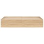 Sonoma oak bed frame 180x200 cm by vidaXL, Beds and slatted bases - Ref: Foro24-3203882, Price: 193,99 €, Discount: %