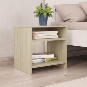 Nachttisch aus Sonoma-Eichen-Sperrholz 40x30x40 cm von vidaXL, Nachttische - Ref: Foro24-800015, Preis: 30,50 €, Rabatt: %