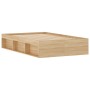 Estructura de cama roble Sonoma 120x190 cm de vidaXL, Camas y somieres - Ref: Foro24-3203896, Precio: 186,17 €, Descuento: %