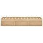 Estructura de cama roble Sonoma 120x190 cm de vidaXL, Camas y somieres - Ref: Foro24-3203896, Precio: 186,17 €, Descuento: %