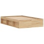 Estructura de cama roble Sonoma 120x190 cm de vidaXL, Camas y somieres - Ref: Foro24-3203896, Precio: 186,17 €, Descuento: %