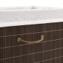 Dark Brown Rectangular Bamboo Laundry Basket by vidaXL, Laundry baskets - Ref: Foro24-245582, Price: 34,40 €, Discount: %