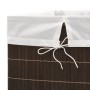 Dark Brown Rectangular Bamboo Laundry Basket by vidaXL, Laundry baskets - Ref: Foro24-245582, Price: 34,40 €, Discount: %