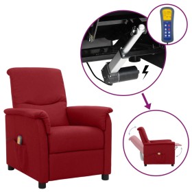 Sillón de masaje elevable tela rojo tinto de vidaXL, Sillones de masaje eléctricos - Ref: Foro24-3093284, Precio: 238,99 €, D...