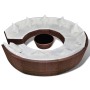 Gartenmöbel-Set 10-teilig und braune synthetische Rattankissen von vidaXL, Gartensets - Ref: Foro24-43062, Preis: 841,17 €, R...