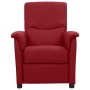 Red wine fabric reclining massage chair by vidaXL, Electric massage chairs - Ref: Foro24-338909, Price: 154,99 €, Discount: %