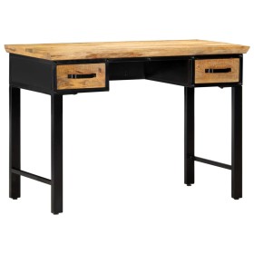 Mesa escritorio madera maciza de mango 110x50x76 cm de vidaXL, Escritorios - Ref: Foro24-247758, Precio: 293,63 €, Descuento: %