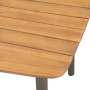 Garden table solid acacia wood and steel 150x90x72 cm by vidaXL, Garden tables - Ref: Foro24-44234, Price: 155,17 €, Discount: %