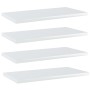 Estante estantería 4uds contrachapada blanco brillo 40x20x1,5cm de vidaXL, Estanterías - Ref: Foro24-805148, Precio: 20,99 €,...