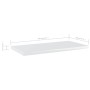 Estante estantería 4uds contrachapada blanco brillo 40x20x1,5cm de vidaXL, Estanterías - Ref: Foro24-805148, Precio: 20,99 €,...