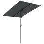 Anthracite gray aluminum pole garden umbrella 2x1.5 m by vidaXL, Umbrellas - Ref: Foro24-47338, Price: 44,15 €, Discount: %